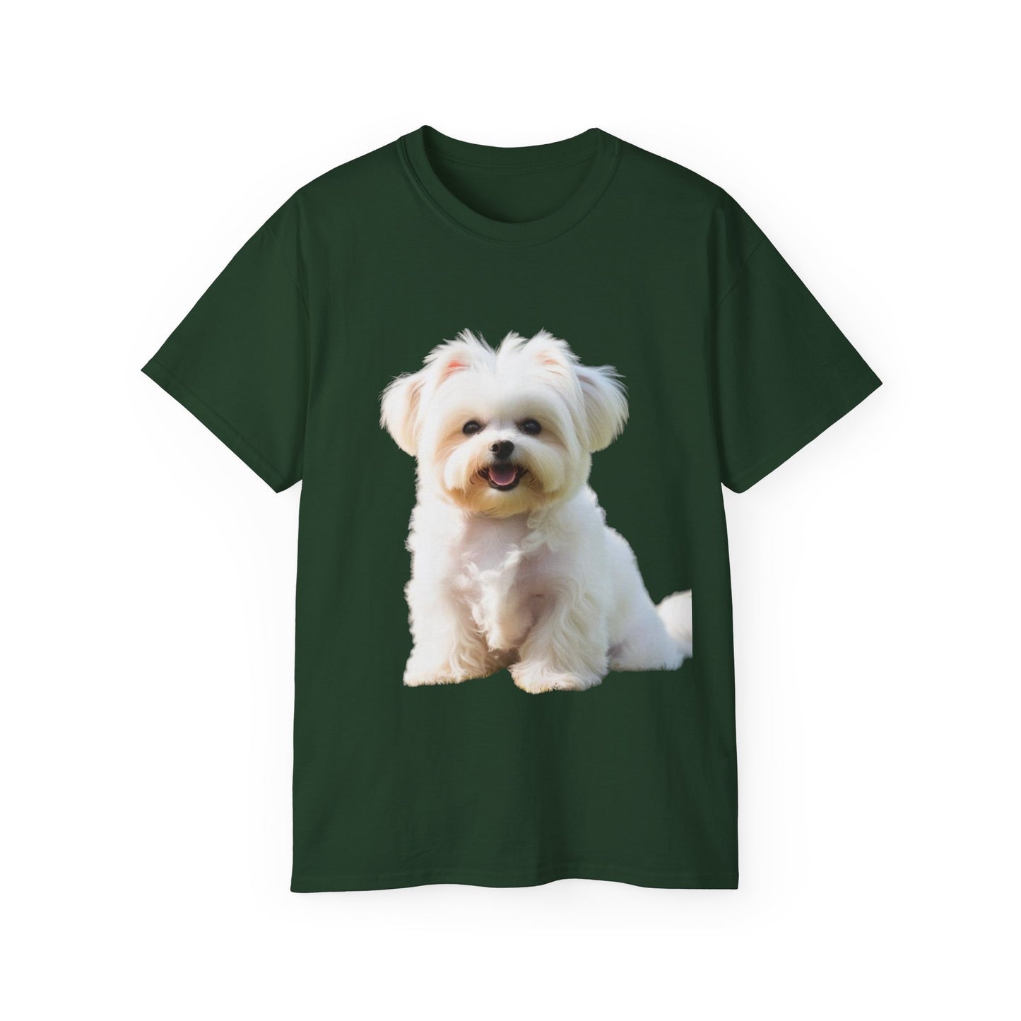 🐕 MAGLIETTA BICHON MALTEZ RITRATO - Maglietta Unisex Ultra Cotone