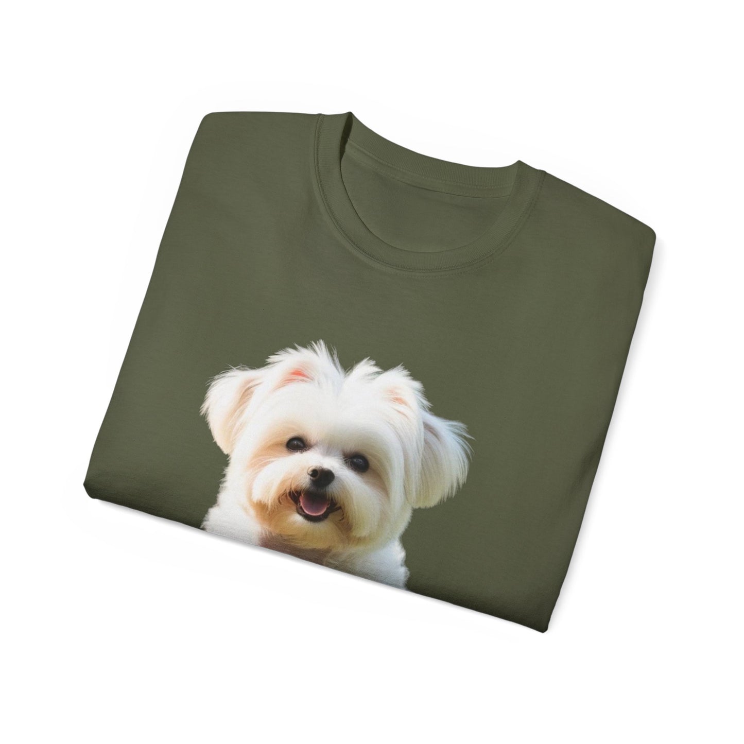 🐕 MAGLIETTA BICHON MALTEZ RITRATO - Maglietta Unisex Ultra Cotone