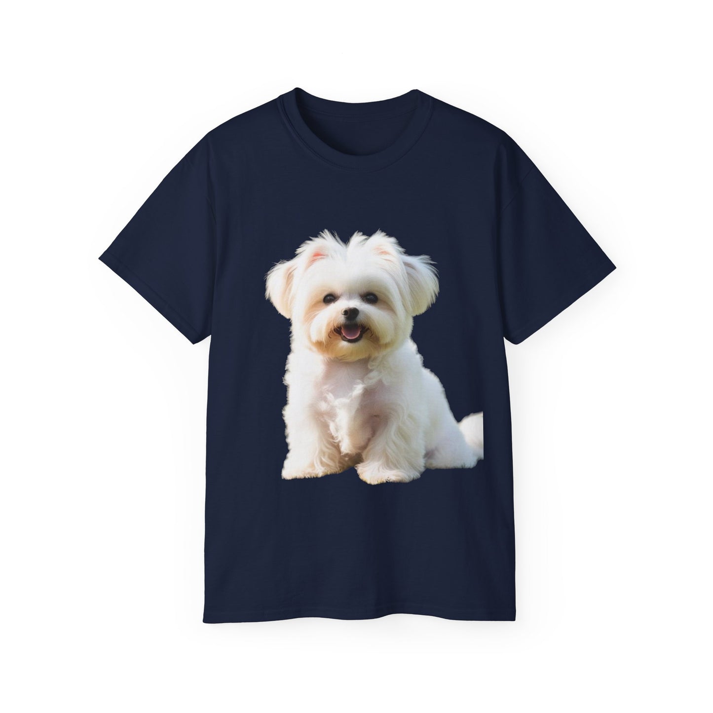 🐕 MAGLIETTA BICHON MALTEZ RITRATO - Maglietta Unisex Ultra Cotone