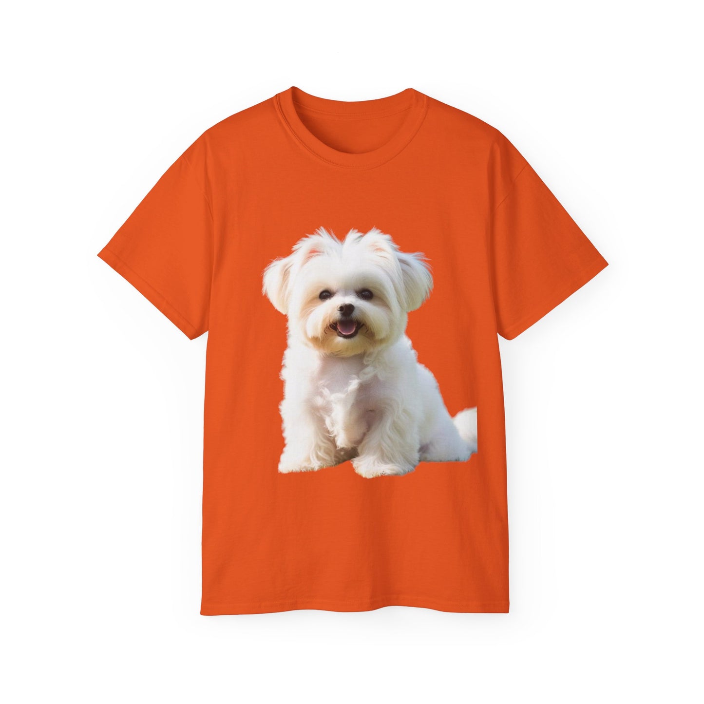 🐕 MAGLIETTA BICHON MALTEZ RITRATO - Maglietta Unisex Ultra Cotone