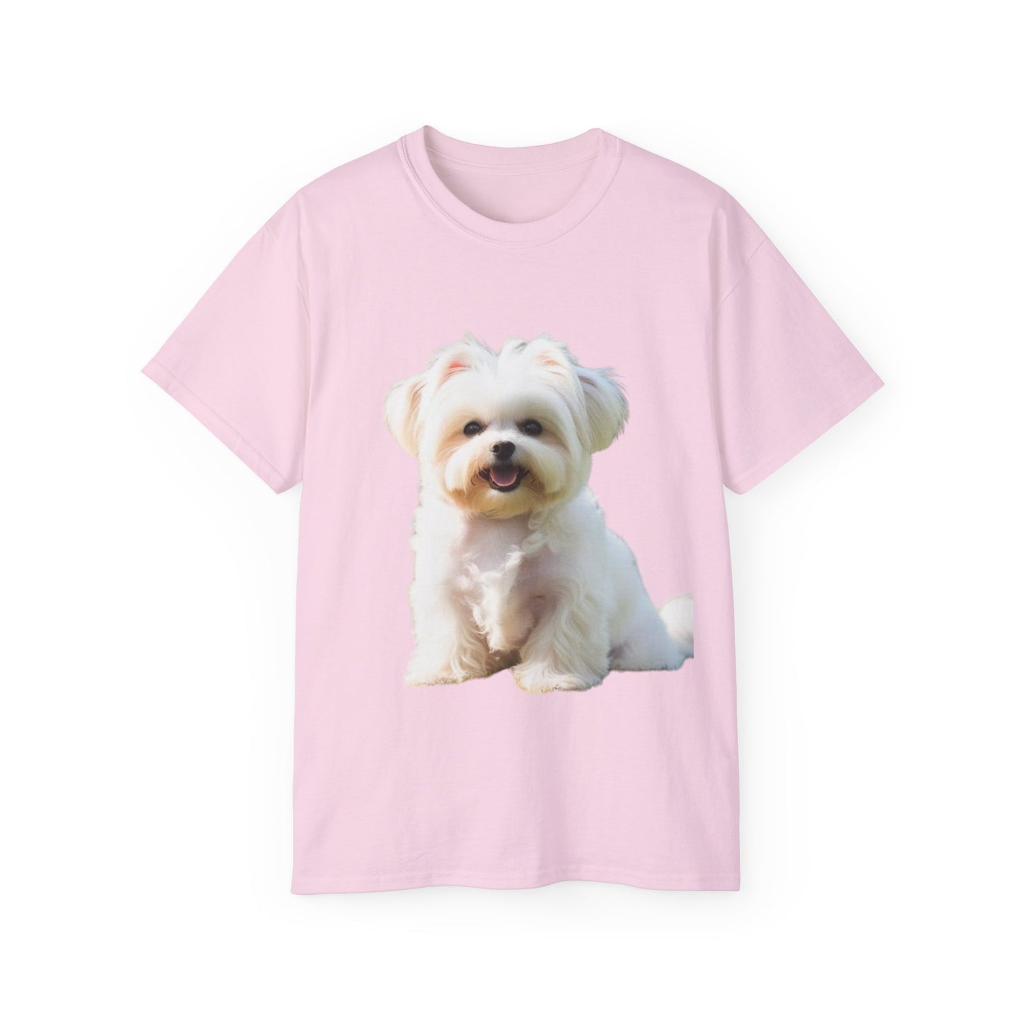 🐕 MAGLIETTA BICHON MALTEZ RITRATO - Maglietta Unisex Ultra Cotone