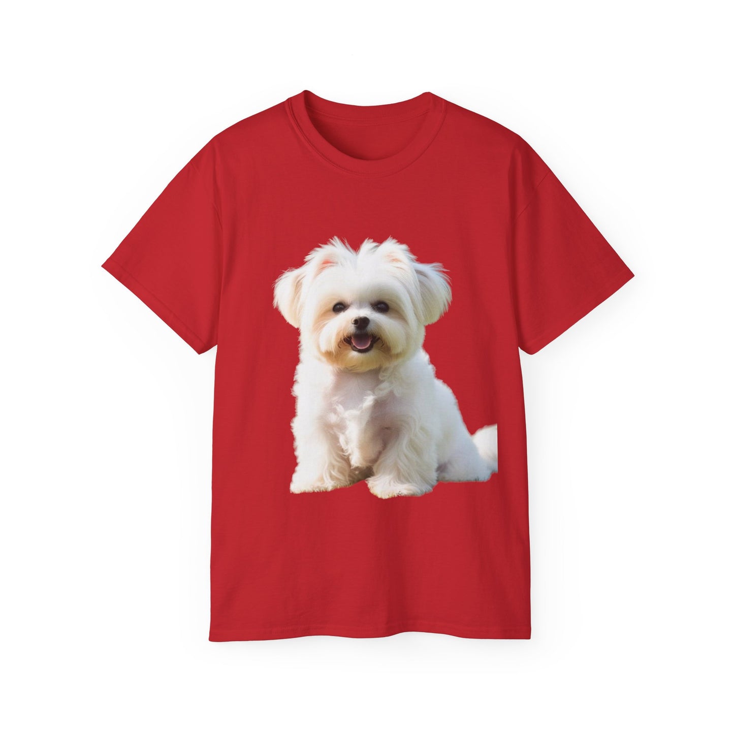 🐕 MAGLIETTA BICHON MALTEZ RITRATO - Maglietta Unisex Ultra Cotone
