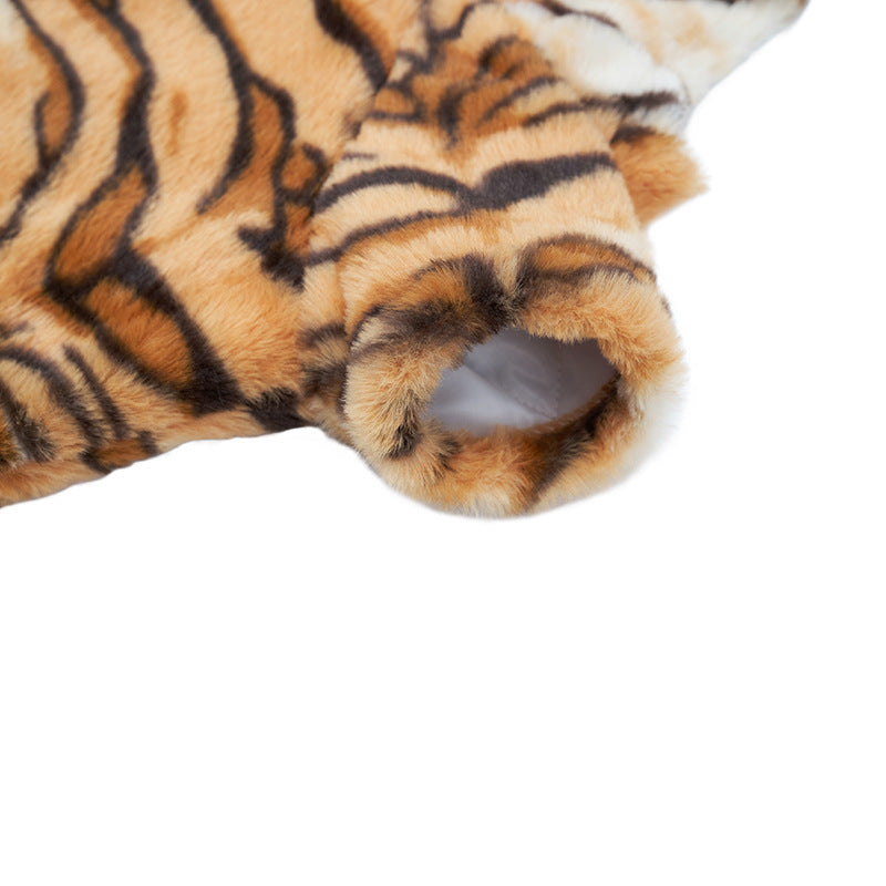 Vestito Tigre per Cani e Gatti – Costume di Capodanno Morbido e Caldo