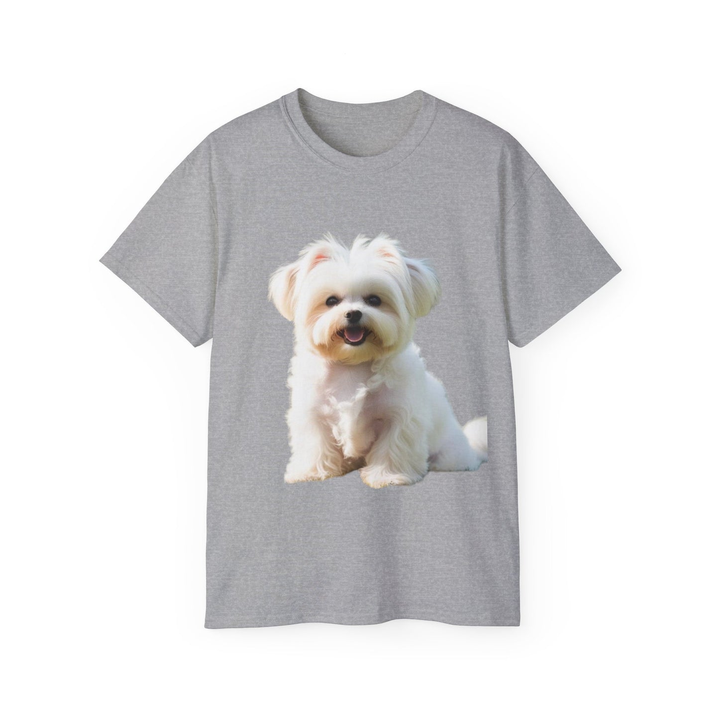 🐕 MAGLIETTA BICHON MALTEZ RITRATO - Maglietta Unisex Ultra Cotone