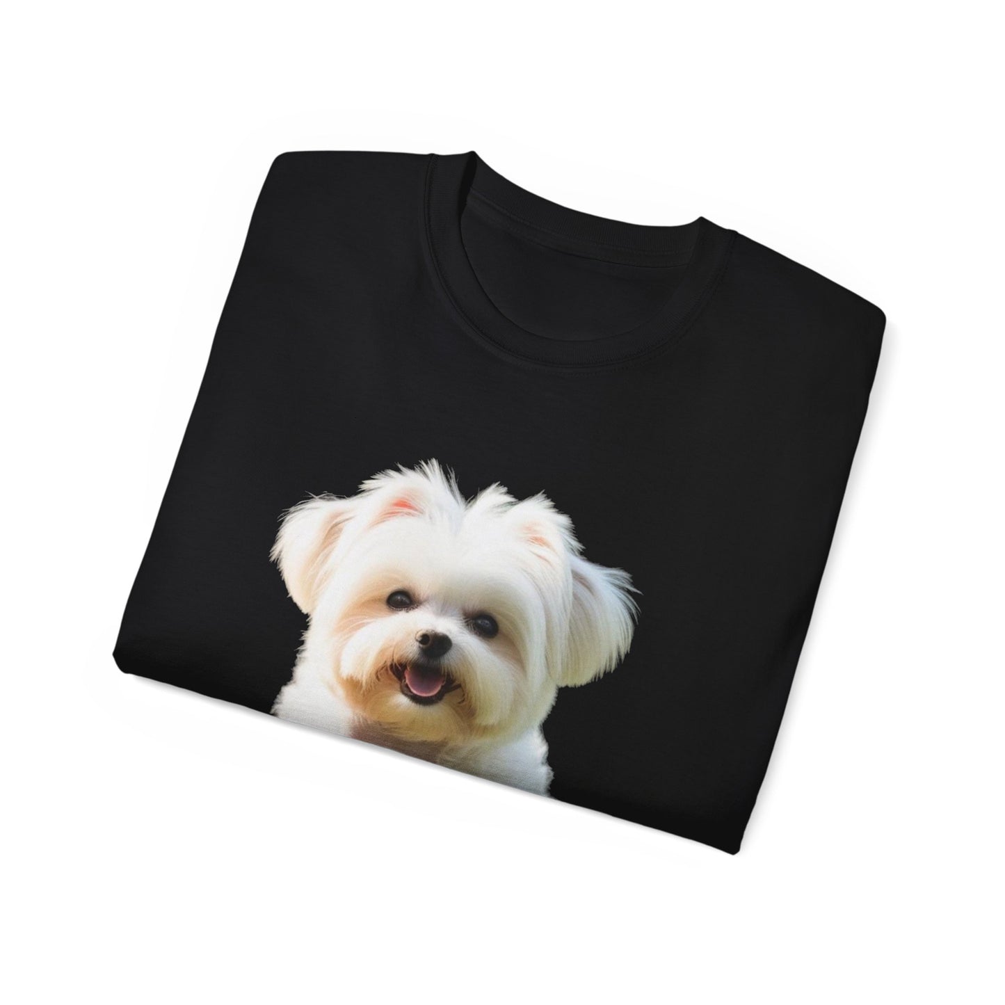 🐕 MAGLIETTA BICHON MALTEZ RITRATO - Maglietta Unisex Ultra Cotone