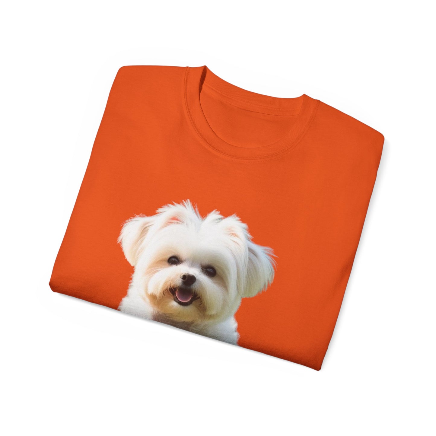 🐕 MAGLIETTA BICHON MALTEZ RITRATO - Maglietta Unisex Ultra Cotone