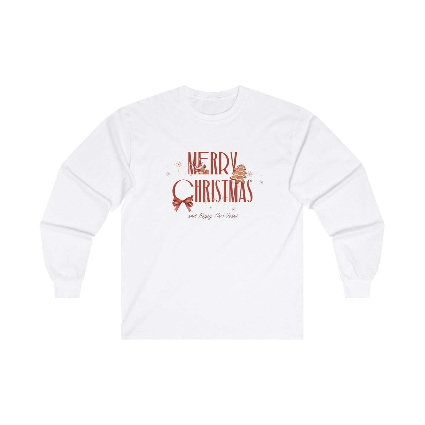 Tricou de Crăciun cu mânecă lungă - Perfect pentru Sărbători