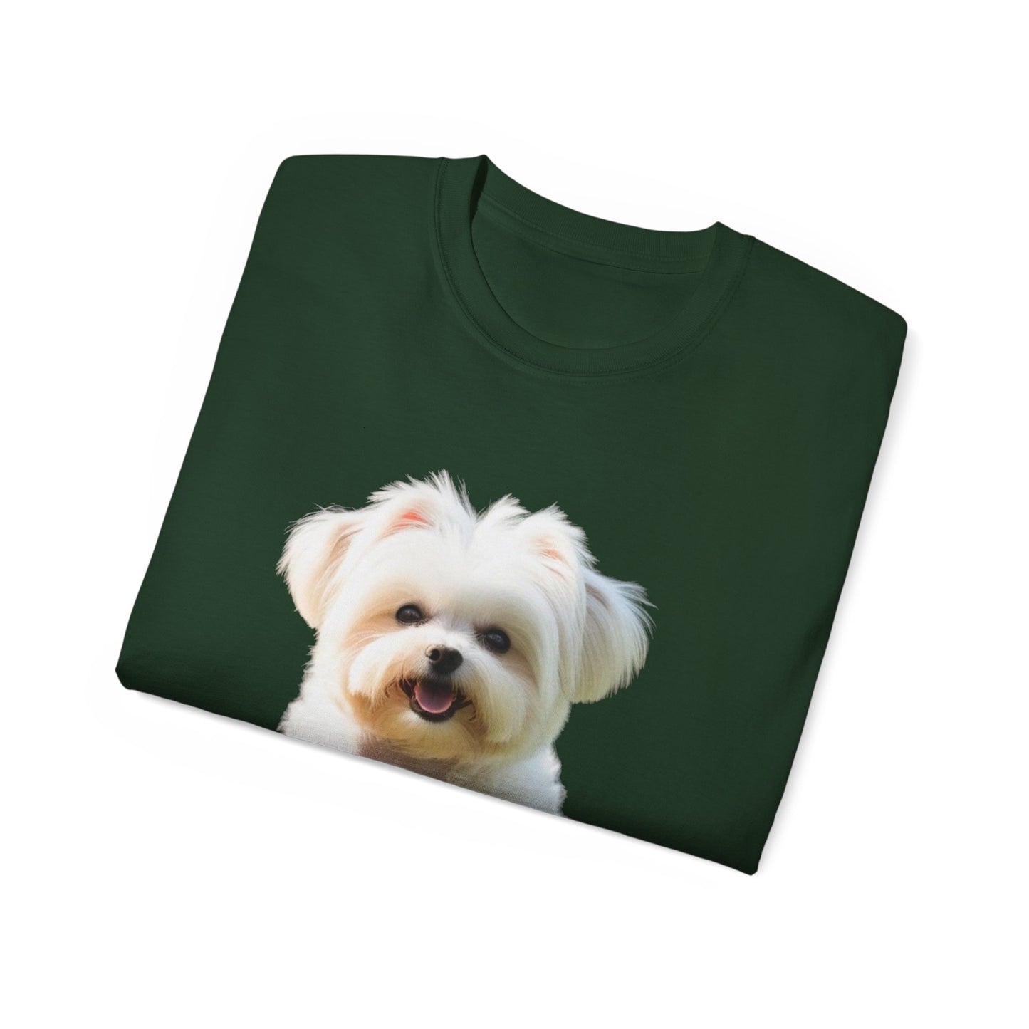 🐕 MAGLIETTA BICHON MALTEZ RITRATO - Maglietta Unisex Ultra Cotone