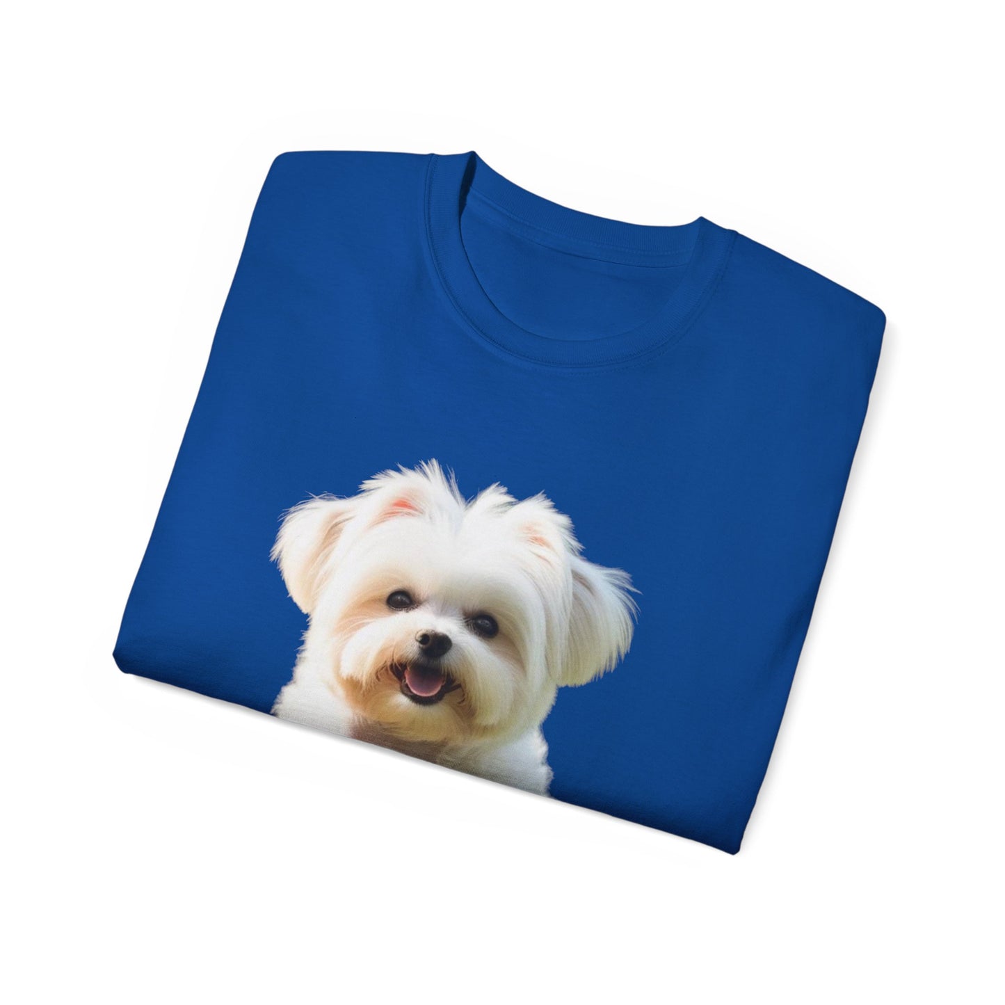🐕 MAGLIETTA BICHON MALTEZ RITRATO - Maglietta Unisex Ultra Cotone