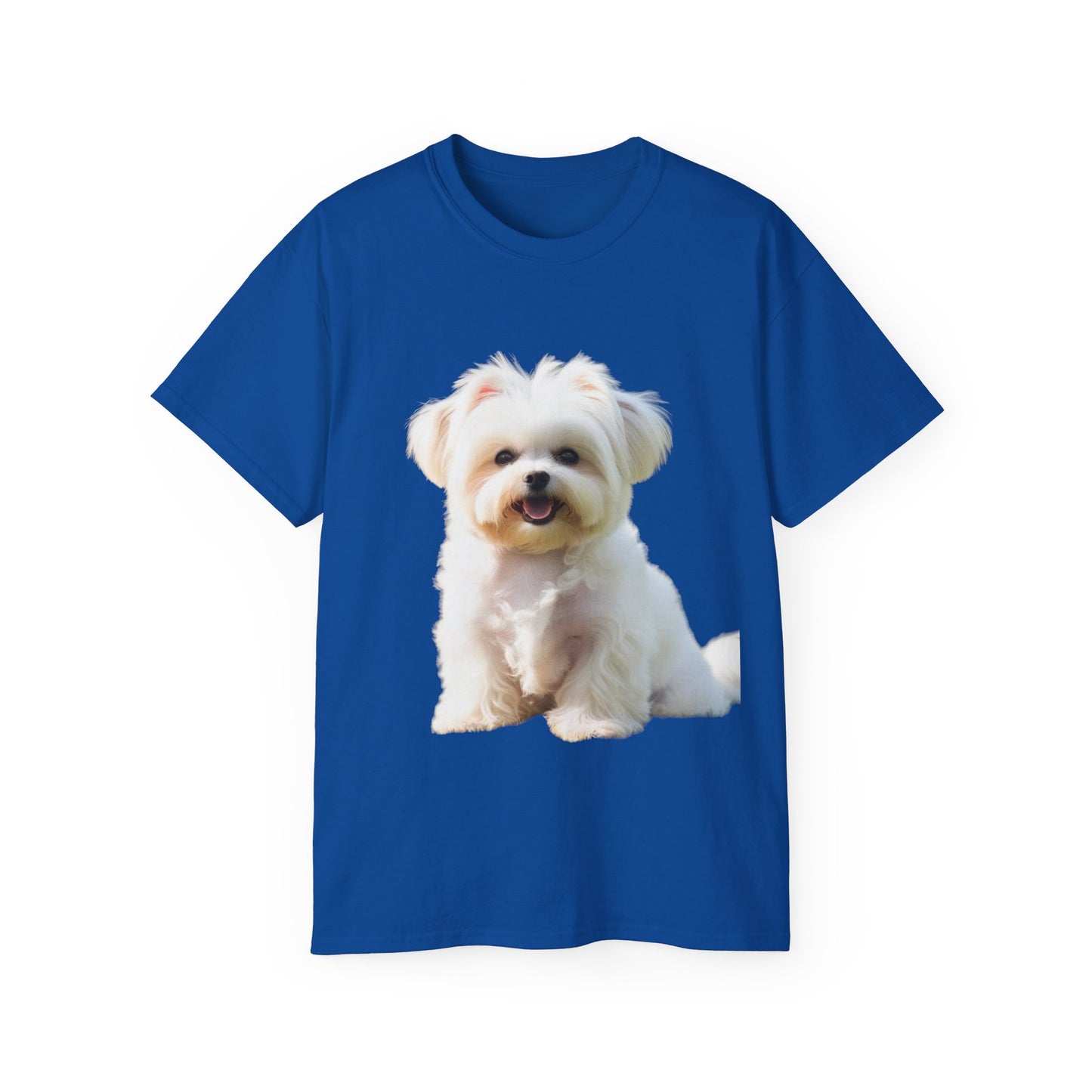 🐕 MAGLIETTA BICHON MALTEZ RITRATO - Maglietta Unisex Ultra Cotone