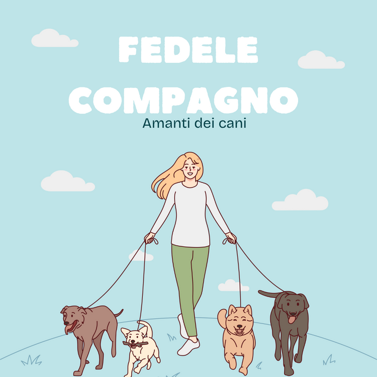 Fedele Compagno: Collezione di Prodotti per Amanti dei Cani - Magliette, Accessori e Decorazioni