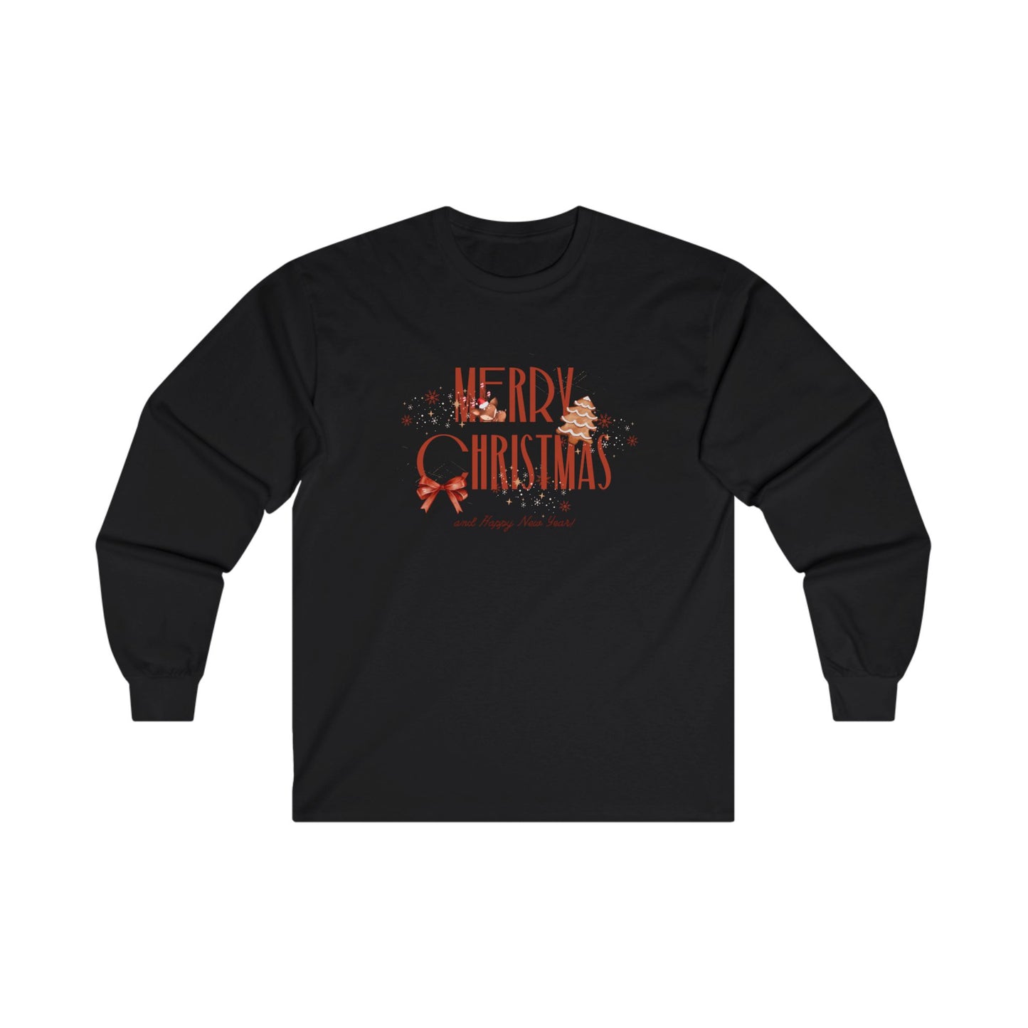 Tricou de Crăciun cu mânecă lungă - Perfect pentru Sărbători