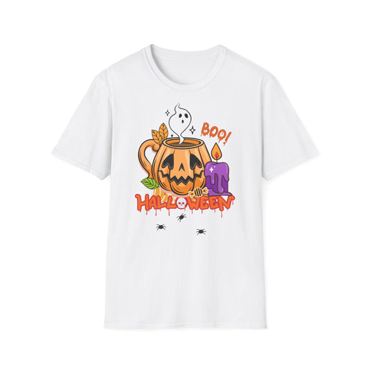 Tricou unisex Softstyle pentru Halloween: Sărbătorește cu stil!
