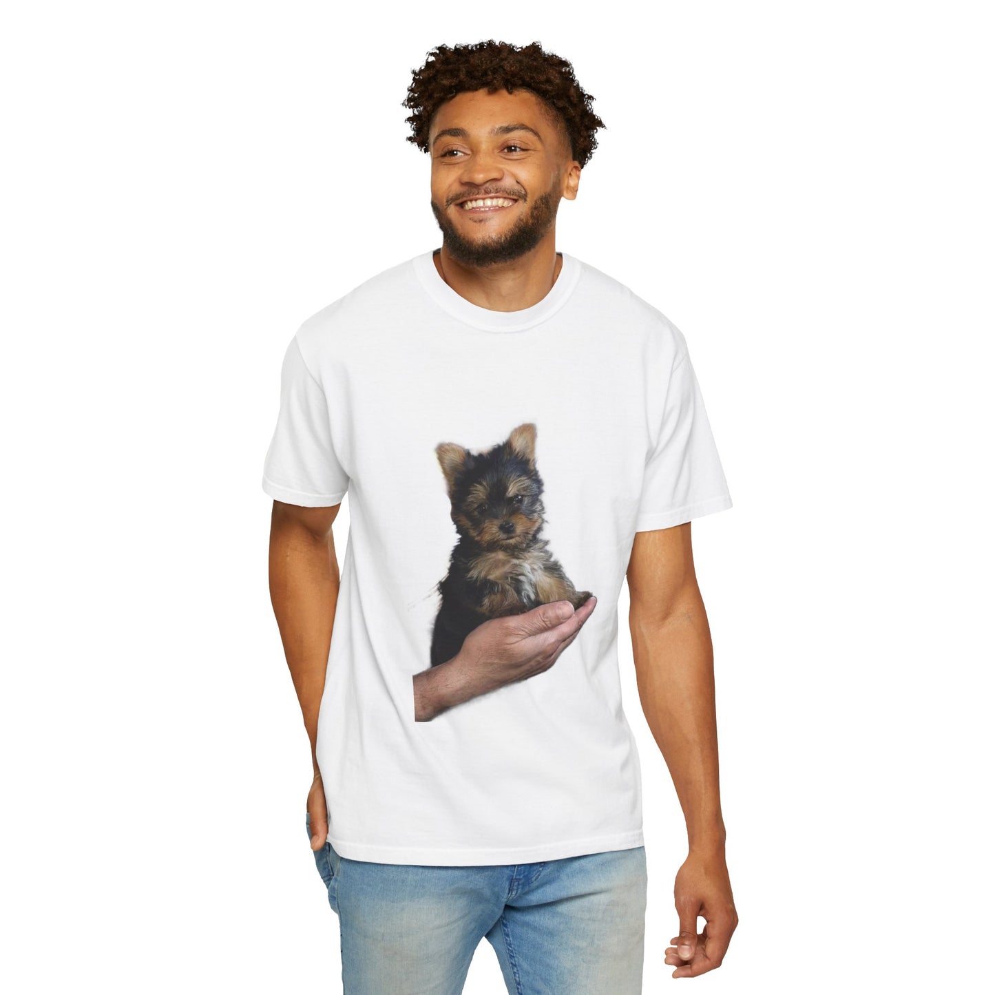 T-shirt Unisex con tema Yorkshire Puppy - Comfort Colors 1717