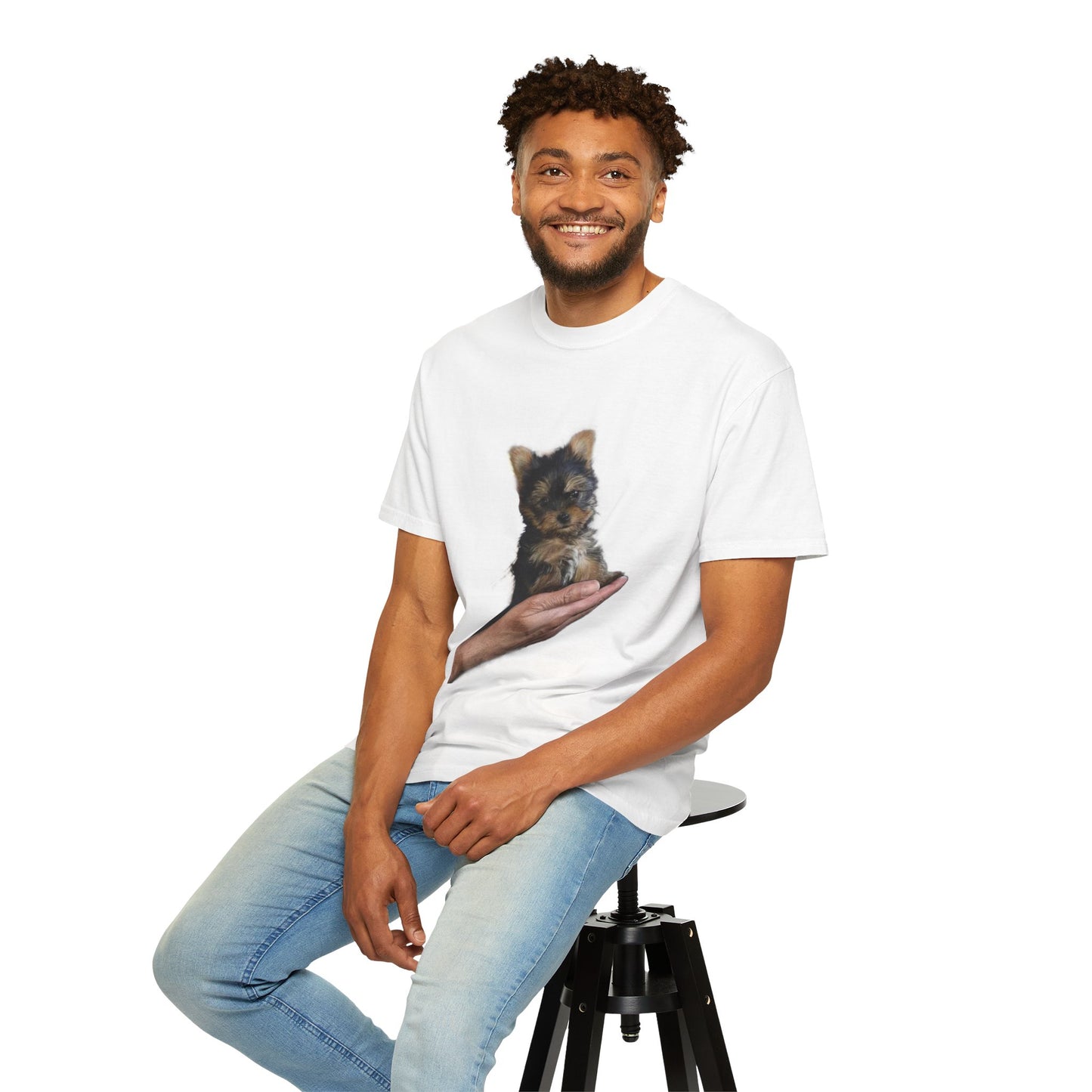 T-shirt Unisex con tema Yorkshire Puppy - Comfort Colors 1717