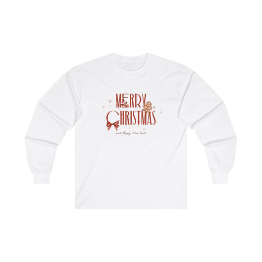 Tricou de Crăciun cu mânecă lungă - Perfect pentru Sărbători