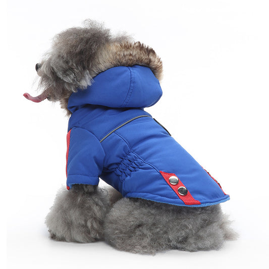 Giacca Invernale Imbottita per Cani con Cerniera - Vestiti per Animali Domestici, Protezione dal Freddo