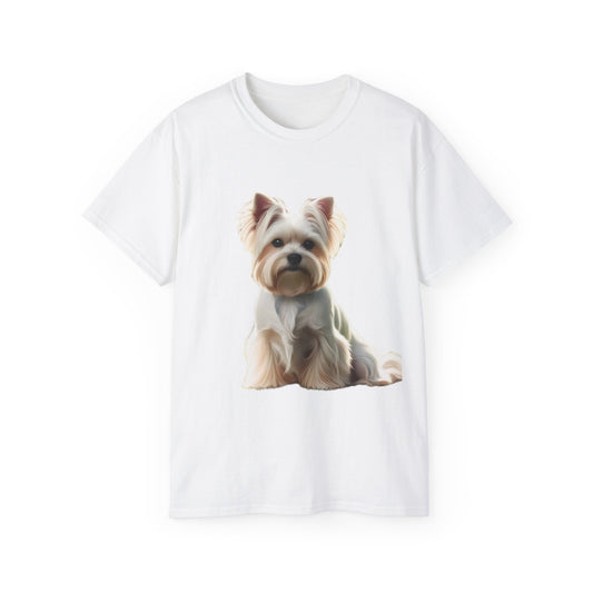 Cute Yorkshire Terrier Unisex Ultra Cotton Tee - Perfect Gift for Dog Lovers