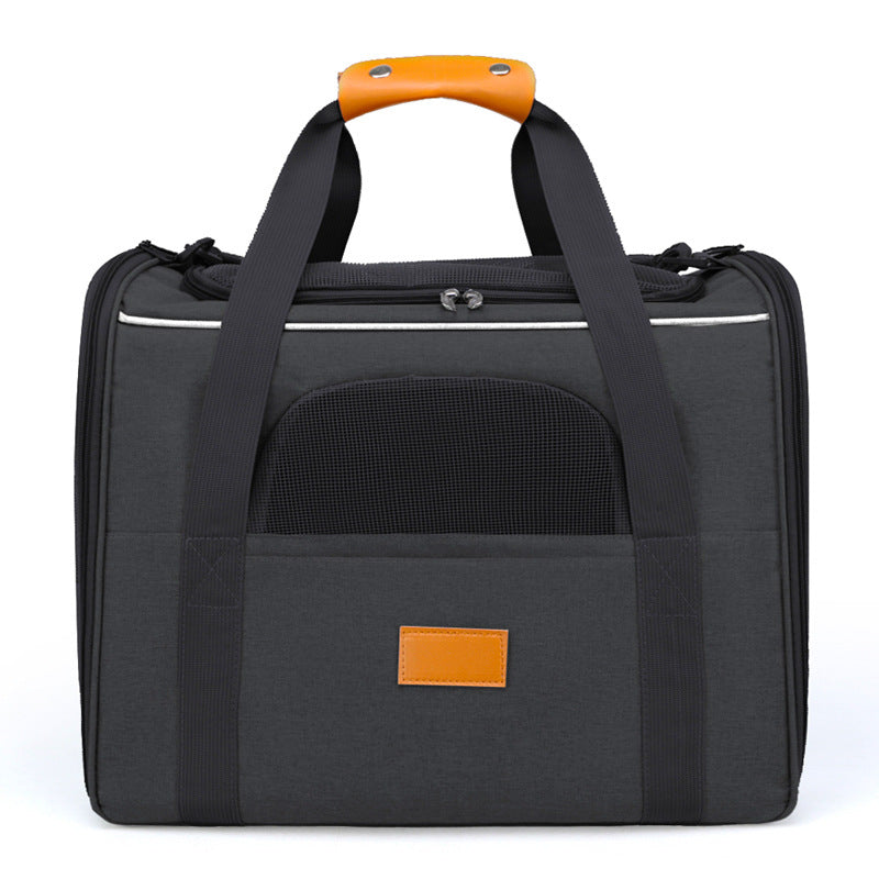 Borsa Trasportino Pieghevole per Animali Domestici - 4 Colori, Grande Capacità e Materiale Resistente